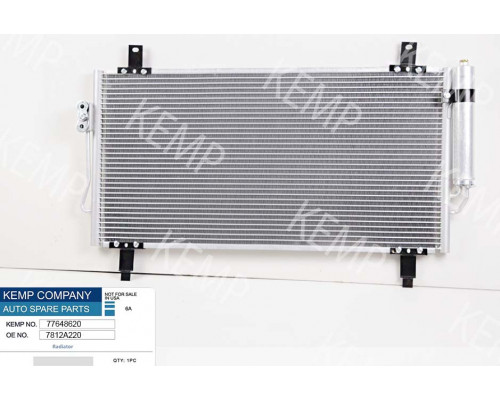 Радіатор кондиціонера MITSUBISHI OUTLANDER (GF0, GG0) (12-) 2,0- 2.4 i 708*342