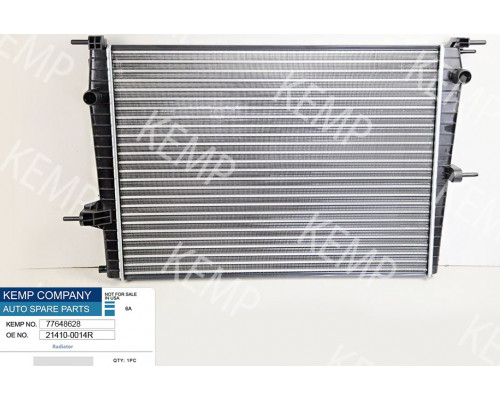 Радіатор Renault Megan 3 Fluence 08-> (652*440) круглі соти