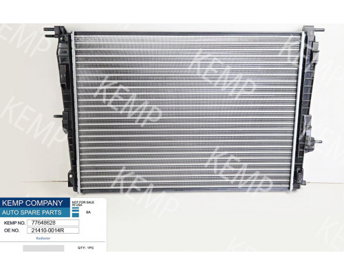 Радіатор Renault Megan 3 Fluence 08-> (652*440) круглі соти