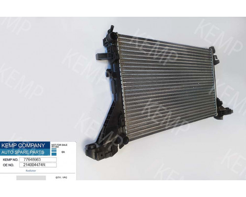 Радіатор Renault Master 3 Opel Movano B 2.3CDTI AC+/- 10->(круг.соти)