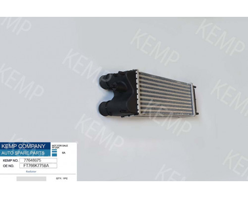 Радіатор інтеркулер Renault Kangoo 1.5DCI 03-> 530*100 плоскі соти