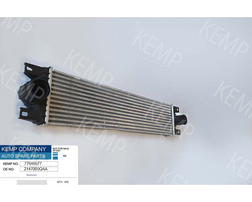 Радіатор інтеркулер Renault Master 2 Opel Movano 1.9-2.5 01-> 740*176