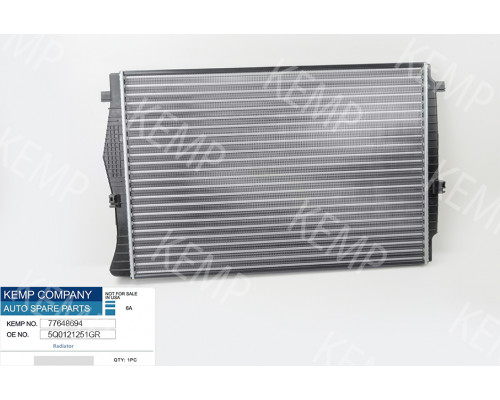Радіатор Skoda Oktavia VW Golf 7Audi А-3 2.0 TDI 19-> 650*440 (USA)