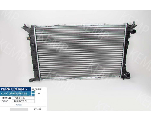 Радіатор Audi- A4,A5 A6 1.8-2.0 08г.-> 720*469*26 (круглі соти)