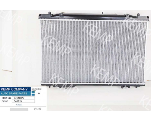Радіатор Lexus LS 07-> 425 х 705 х 16  mm плоскі соти