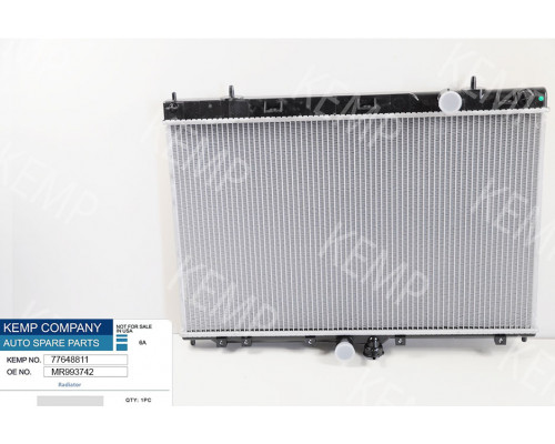 Радіатор MITSUBISHI OUTLANDER (CU2, 5W) (03-) 425 x 688 x 26 mm плоскі соти