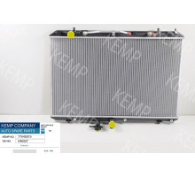 Радіатор Toyota Highlander 07-14   475 x 768 x 16 mm плоскі соти