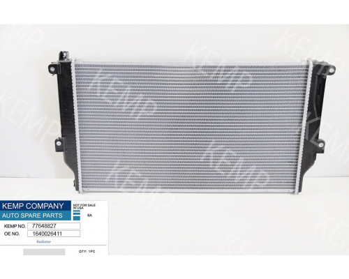 Радіатор Toyota RAV4 (A4) (2012 - 2020) 670 x 411 x 26 mm 2.2 D плоскі соти