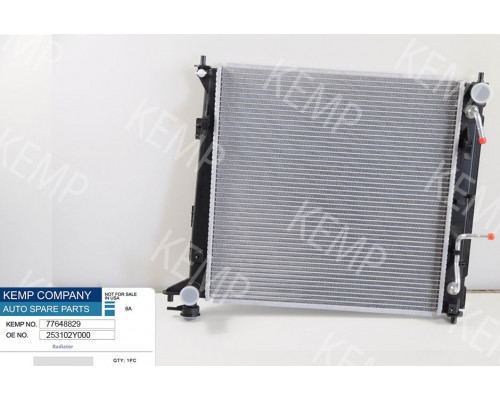 Радіатор Hyundai IX35 09-20 KIA Sportage 09-15 485 x 468 x 16 mm 1.7-2.0 CRDi пл