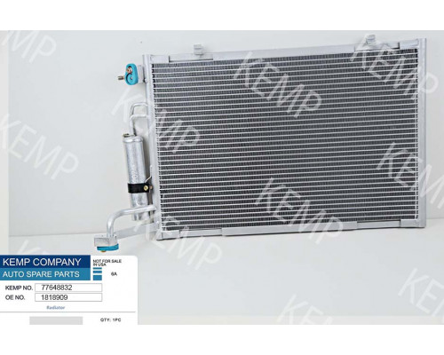 Радіатор кондиціонера FORD FIESTA/B-MAX 2012-2019 570 x 350 x 16 mm