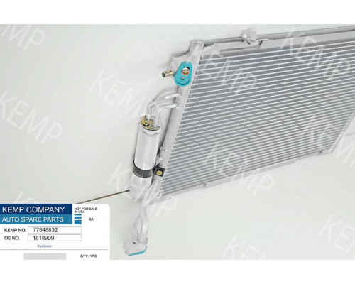 Радіатор кондиціонера FORD FIESTA/B-MAX 2012-2019 570 x 350 x 16 mm