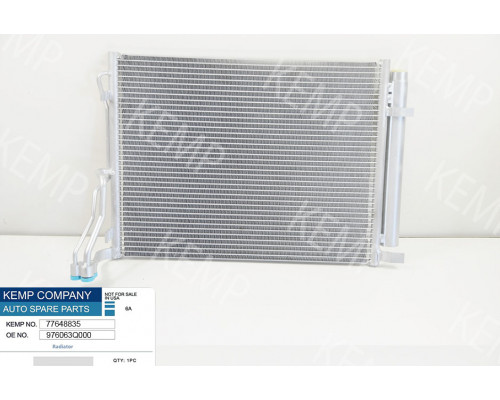 Радіатор кондиціонера HYUNDAI SONATA VI (YF) (10-)	2.0 i TURBO 538 x 388 x 20 mm