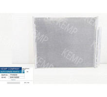 Радіатор кондиціонераTOYOTA LAND CRUISER PRADO J120 (02-) 627 x 503 x 16 mm