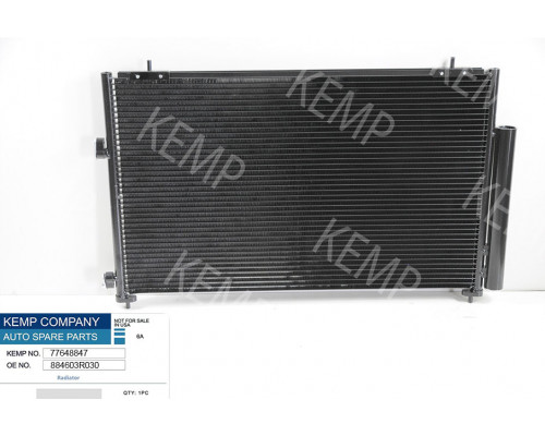 Радіатор кондиціонера Toyota RAV4 2.0-2.5 12-> (705 x 408 x 16 mm)