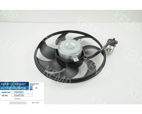 Мотор радіатора  Opel Astra H Zafira B AC+ (1.3-1.9CDTi  04-11 315mm