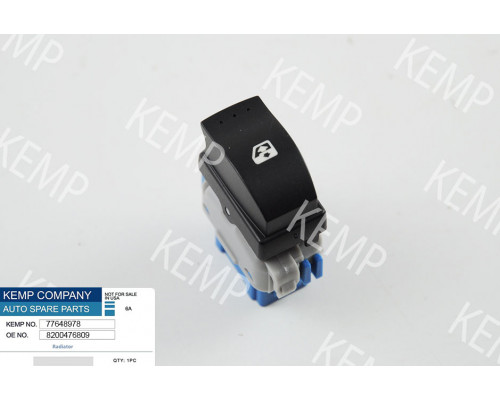 Кнопка склопідіймача Renault Kangoo 3, Trafic 2, Master 2 6 PIN