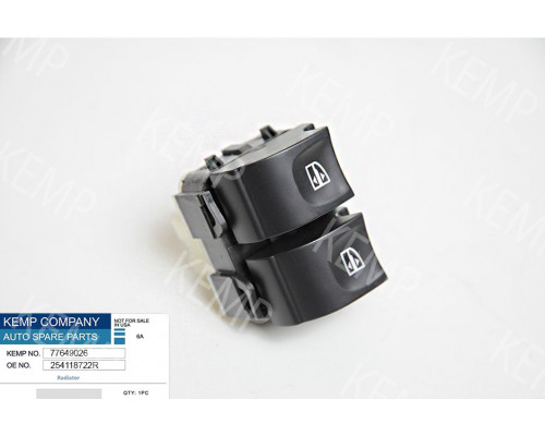 Кнопка склопідіймача Renault Captur, Clio IV 7pin