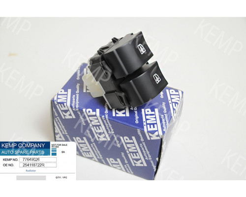 Кнопка склопідіймача Renault Captur, Clio IV 7pin
