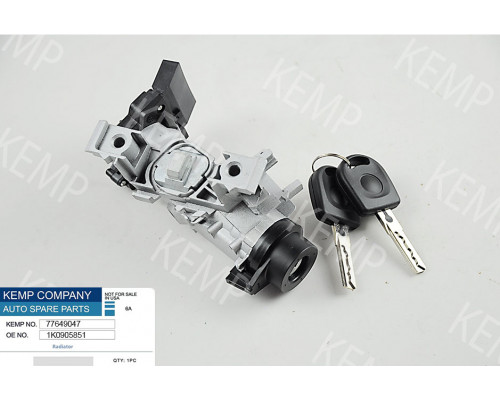Замок запалювання (в зборі) WV Audi 1K0905851 + 6RA905865 +8E0905855A