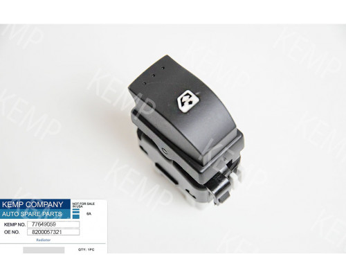 Кнопка склоопускача Renault Megane 2, Trafic 2 передня права 6 pin