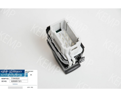 Кнопка склоопускача Renault Megane 2, Trafic 2 передня права 6 pin