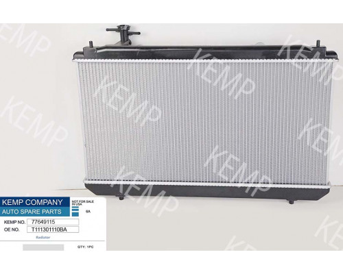 Радіатор  Chery Tiggo1.6 1.8 плоскі соти