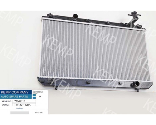 Радіатор  Chery Tiggo1.6 1.8 плоскі соти