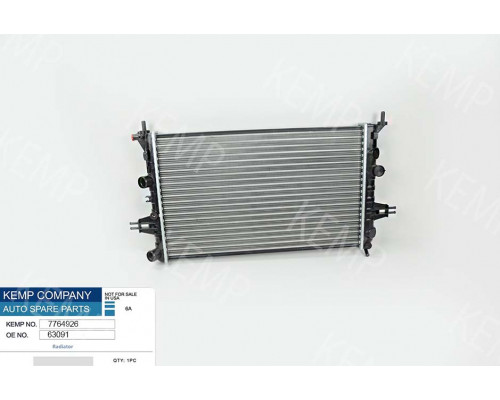 Радіатор Оpel Astra G 98-10 1,2 (1.2-1.6 Української збірки)600*377 AC+ конд.