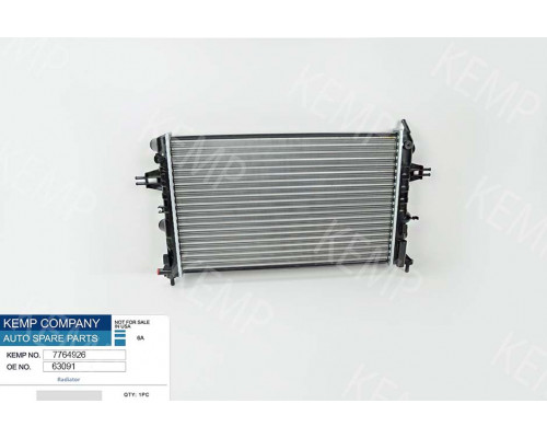 Радіатор Оpel Astra G 98-10 1,2 (1.2-1.6 Української збірки)600*377 AC+ конд.