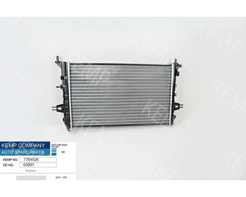 Радіатор Оpel Astra G 98-10 1,2 (1.2-1.6 Української збірки)600*377 AC+ конд.