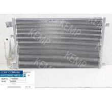 Радіатор кондиціонера NISSAN QASHQAI (J10) (07-)643 x 377 x 16 mm